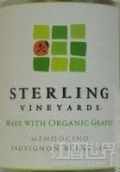 思令酒莊有機(jī)葡萄園長相思白葡萄酒(Sterling Vineyards Organic Grapes Sauvignon Blanc, Mendocino, USA)