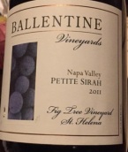 巴倫丁無花果樹味而多干紅葡萄酒(Ballentine Fig Tree Vineyard Petit Verdot, Napa Valley, USA)