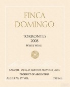 Bodega Domingo Hermanos 'Finca de Domingo' Torrontes, Cafayate, Argentina