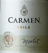 卡門酒莊梅洛紅葡萄酒(Carmen Merlot, Central Valley, Chile)