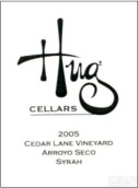 Hug Cellars Cedar Lane Vineyard Syrah, Arroyo Seco, USA