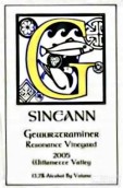 西尼恩共鳴園瓊瑤漿干白葡萄酒(Sineann Resonance Vineyard Gewurztraminer, Willamette Valley, USA)