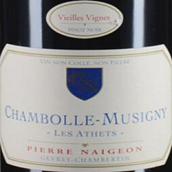 諾尊酒莊埃塞斯（香波-慕西尼村）老藤紅葡萄酒(Pierre Naigeon Les Athets Vieilles Vignes, Chambolle-Musigny, France)