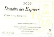 Domaine des Espiers Cotes du Rhone, Rhone, France