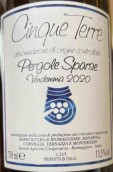 五漁村酒莊涼亭白葡萄酒(Cantina Cinque Terre Pergole Sparse Cinque Terre, Liguria, Italy)