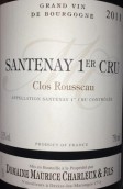 沙勒父子酒莊魯索（桑特奈一級(jí)園）紅葡萄酒(Domaine Maurice Charleux et Fils Le Clos Rousseau, Santenay 1er Cru, France)