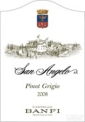 班菲天使灰皮諾白葡萄酒(Castello Banfi San Angelo Pinot Grigio, Tuscany, Italy)