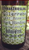 印第安溪黑雷司令干白葡萄酒(Indian Creek Winery Black Riesling , Snake River, USA)