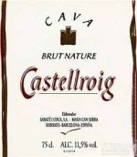 Castellroig Brut Nature Cava, Catalonia, Spain