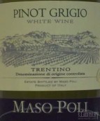 馬索波利酒莊灰皮諾白葡萄酒(Maso Poli Pinot Grigio Trentino, Trentino-Alto Adige, Italy)