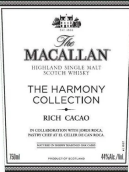 麥卡倫和諧系列臻味可可蘇格蘭單一麥芽威士忌(The Macallan Harmony Collection Rich Cacao Single Malt Scotch Whisky, Speyside, Scotland)