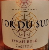 豐凱路酒莊南方黃金西拉桃紅葡萄酒(Les Vignobles Foncalieu L'Or du Sud Syrah Rose, Languedoc-Roussillon, France)