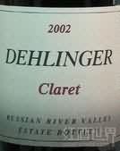 Dehlinger 'Claret', Russian River Valley, USA