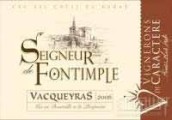 Vignerons de Caractere Vacqueyras Seigneur de Fontimple, Rhone, France