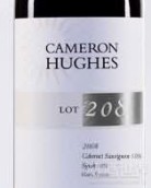 卡梅隆休斯208區(qū)赤霞珠西拉干紅葡萄酒(Cameron Hughes Lot 208 Cabernet Sauvignon - Syrah, Napa Valley, USA)