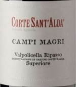 圣阿尔达酒庄特级瓦坡里切拉里帕索红葡萄酒(Corte Sant Alda Valpolicella Ripasso Superiore Campi Magri, Veneto, Italy)
