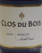 寶林酒堡梅洛干紅葡萄酒(Clos du Bois Merlot, North Coast, USA)