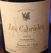 雙驢酒莊跳躍干紅葡萄酒(Domaine des 2 Anes Les Cabrioles, Corbires, France)