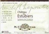 莎普蒂爾酒莊艾斯圖比爾園紅葡萄酒(M. Chapoutier Chateau des Estubiers Organic, Coteaux du Tricastin, France)