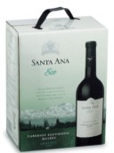 圣安納生態(tài)系列BIB卡本內(nèi)馬爾貝克混釀干紅葡萄酒(Bodegas Santa Ana ECO BIB Cabernet-Malbec, Mendoza, Argentina)