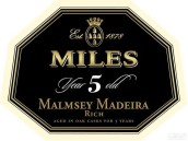 Miles 5 Years Old Malmsey, Madeira, Portugal