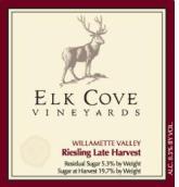 麋鹿灣酒莊雷司令晚收甜葡萄酒(Elk Cove Vineyards Riesling Late Harvest, Willamette Valley, USA)