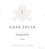 Casa Julia Carmenere, Maipo Valley, Chile