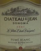 圣.讓小愛泰勒?qǐng)@白富美干白葡萄酒(Chateau St. Jean La Petite Etoile Vineyard Fume Blanc, Russian River Valley, USA)