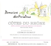 杜寶夫磨坊莊園羅訥河谷丘紅葡萄酒(Georges Duboeuf  Domaine des Moulins, Cotes du Rhone, France)