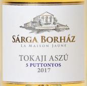 博爾哈茲酒莊黃色屋5筐托卡伊阿蘇貴腐甜白葡萄酒(Sarga Borhaz La Maison Jaune Tokaji Aszu 5 Puttonyos, Tokaj, Hungary)