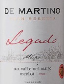 德馬丁諾傳奇梅洛干紅葡萄酒(De Martino Legado Reserva Merlot, Maipo Valley, Chile)