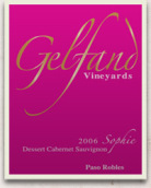 盖尔芬德索菲甜红葡萄酒(Gelfand Vineyards Sophie, Paso Robles, USA)