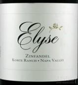 伊萊斯科特仙粉黛干紅葡萄酒(Elyse Winery Korte Ranch Zinfandel, Napa Valley, USA)