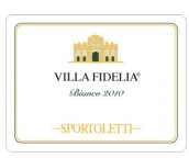 思博托勒蒂菲蒂利亞白葡萄酒(Sportoletti Villa Fidelia Bianco IGT, Umbria, Italy)