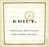 法令長相思干白葡萄酒（奧克維爾）(Edict Sauvignon Blanc, Oakville, USA)