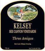 凱爾西義勇三騎士干紅葡萄酒(Kelsey See Canyon Vineyards Three Amigos, Santa Barbara County, USA)