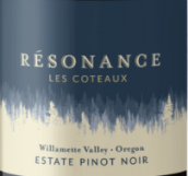 谐振庄园山丘系列黑皮诺红葡萄酒(Resonance Les Coteaux Pinot Noir, Willamette Valley, USA)