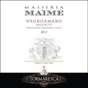 瑞斯卡酒莊瑪薩黑曼羅紅葡萄酒(Tormaresca Masseria Maime Negroamaro Salento IGT, Puglia, Italy)