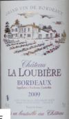 拉盧比埃酒莊干紅葡萄酒(Chateau La Loubiere, Entre-Deux-Mers, France)