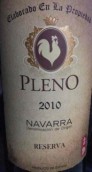 普萊諾珍藏干紅葡萄酒(Pleno Reserve, Navarra, Spain)