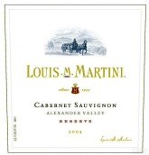 路易馬提尼珍藏赤霞珠干紅葡萄酒(Louis M. Martini Reserve Cabernet Sauvignon, Alexander Valley, USA)