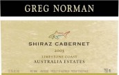 格雷格諾曼西拉赤霞珠干紅葡萄酒(Greg Norman Australia Estates Shiraz - Cabernet Sauvignon, Limestone Coast, South Australia)