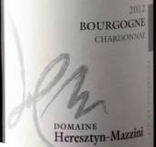 海辛-瑪茲酒莊干白葡萄酒(Domaine Heresztyn-Mazzini Bourgogne Chardonnay, Burgundy, France)