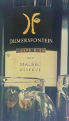 黛瑪斯芳婷日常珍藏馬爾貝克紅葡萄酒(Diemersfontein Carpe Diem Reserve Malbec, Wellington, South Africa)