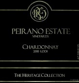 佩拉諾莊園遺產集霞多麗干白葡萄酒(Peirano Estate The Heritage Collection Chardonnay, Lodi, USA)