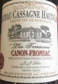 卡沙內上卡儂酒莊特瑞莎干紅葡萄酒(Chateau Cassagne Haut Canon Les Terrasses, Canon-Fronsac, France)