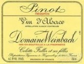 溫巴赫珍藏皮諾干白葡萄酒(Domaine Weinbach Pinot Reserve, Alsace, France)