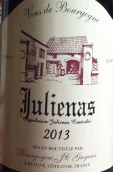 盖克斯酒庄（朱丽娜村）干红葡萄酒(Bourgogne JC Guyaux Julienas, Beaujolais, France)