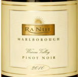 蘭奴以酒莊瑞納黑皮諾紅葡萄酒(Ranui Wines Ra Nui Pinot Noir, Marlborough, New Zealand)