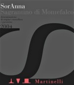 馬丁南尼酒莊索安娜薩格蘭蒂諾紅葡萄酒(Martinelli Sor Anna Sagrantino di Montefalco DOCG, Umbria, Italy)